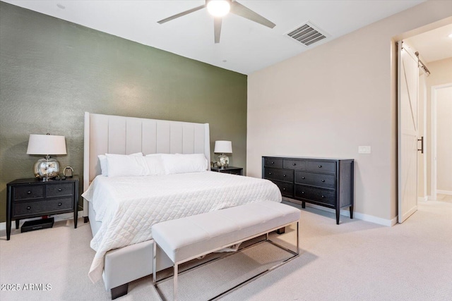 1895 N 141st Ave, Goodyear, AZ 85395 - bedroom featuring baseboards, light colored carpet, and a ceiling fan