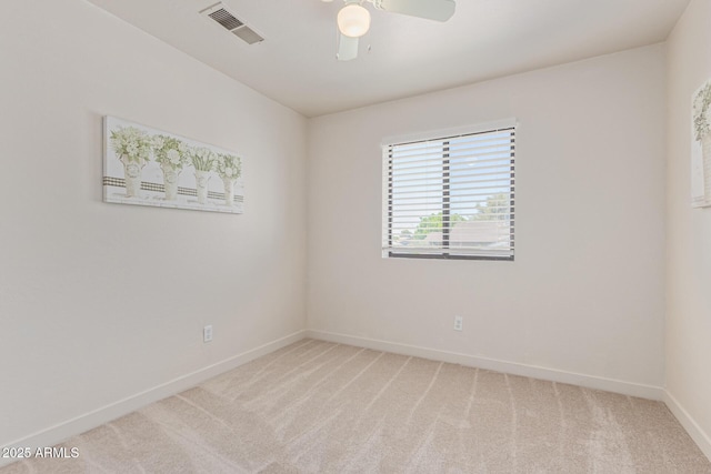 4933 E Downing St, Mesa, AZ 85205 - spare room with light carpet and ceiling fan