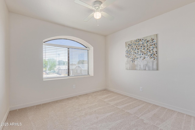 4933 E Downing St, Mesa, AZ 85205 - carpeted empty room with a ceiling fan and baseboards