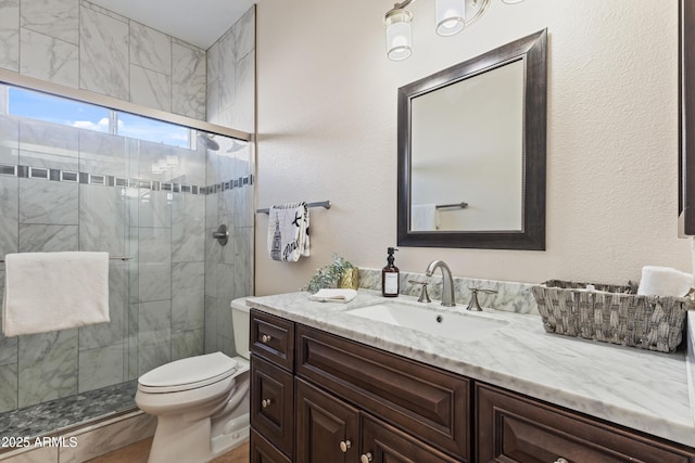 7736 W Tumblewood Dr, Peoria, AZ 85382 - full bath with vanity and a stall shower