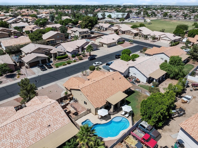 7736 W Tumblewood Dr, Peoria, AZ 85382 - aerial view of residential area with a pool