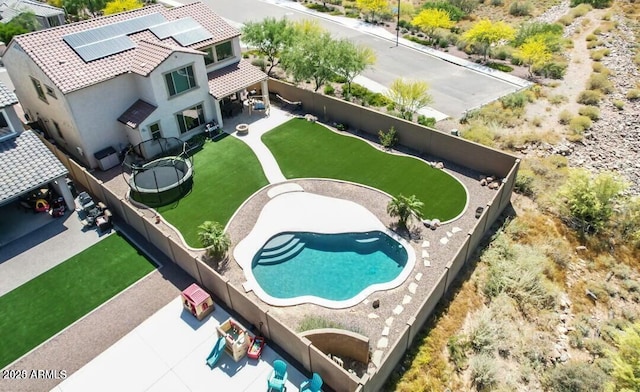 4132 W Tunnel Mine Rd, New River, AZ 85087 - bird's eye view of a pool area