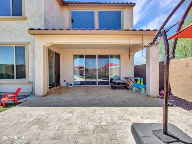 4132 W Tunnel Mine Rd, New River, AZ 85087 - view of patio featuring fence
