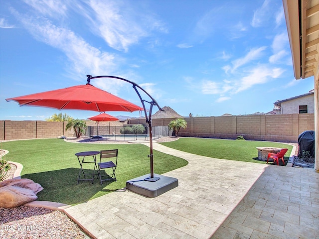 4132 W Tunnel Mine Rd, New River, AZ 85087 - view of jungle gym with a patio