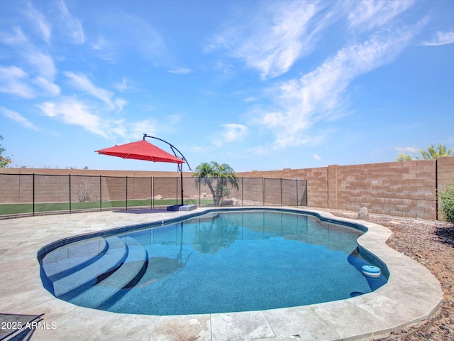 4132 W Tunnel Mine Rd, New River, AZ 85087 - view of pool with a fenced backyard