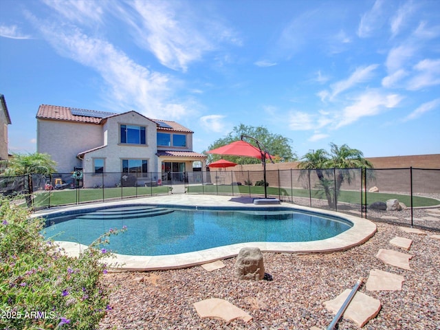 4132 W Tunnel Mine Rd, New River, AZ 85087 - view of pool with fence