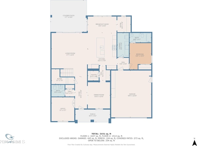 4132 W Tunnel Mine Rd, New River, AZ 85087 - floor plan / room layout