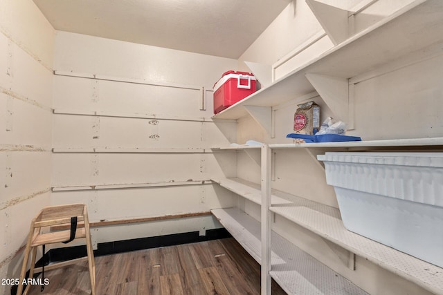 view of storage room