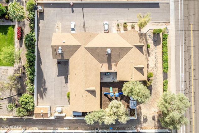 view from above of property