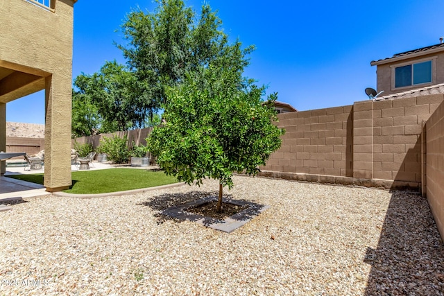 7031 W Lone Tree Trl, Peoria, AZ 85383 - fenced backyard with a patio area