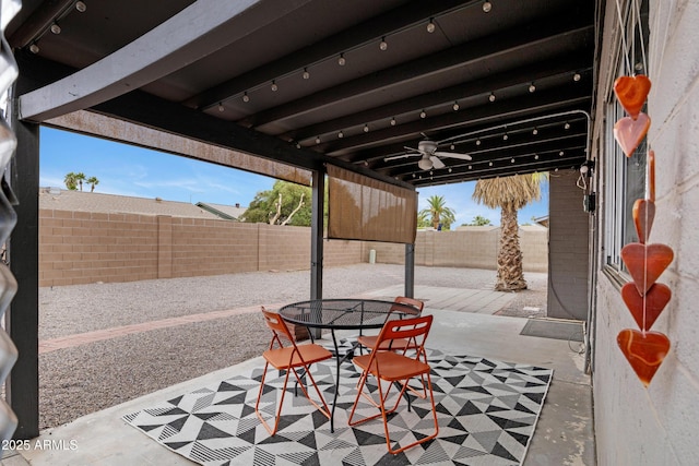 3106 S Extension Rd, Mesa, AZ 85210 - fenced backyard with a patio