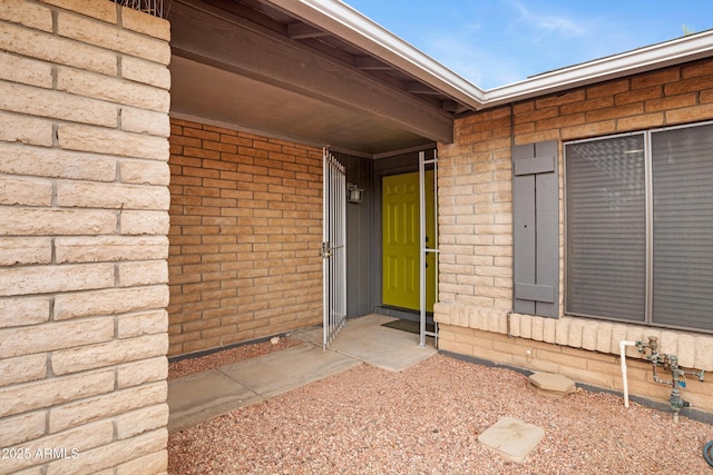 3106 S Extension Rd, Mesa, AZ 85210 - property entrance with brick siding