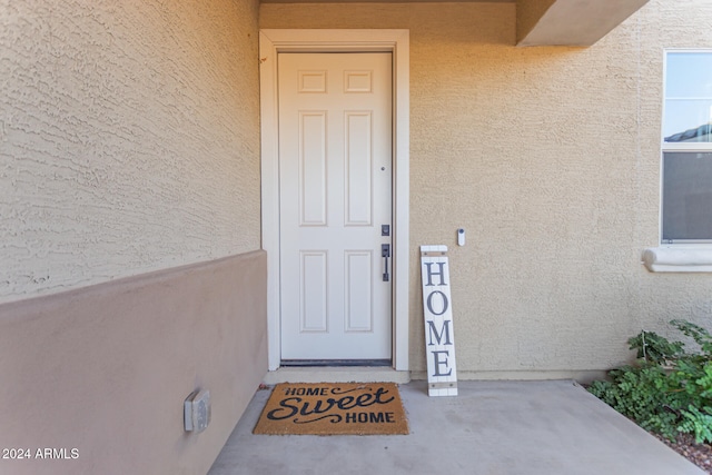 view of property entrance