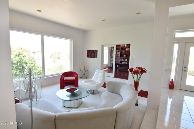 2570 E Manzanita St, Apache Junction, AZ 85119 - living area with light tile patterned floors and recessed lighting
