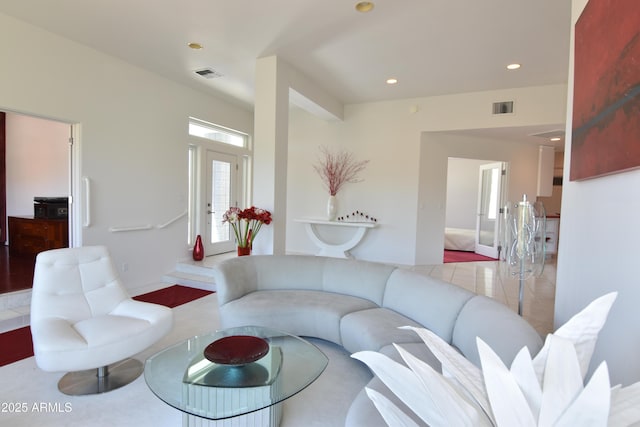 2570 E Manzanita St, Apache Junction, AZ 85119 - tiled living area with recessed lighting