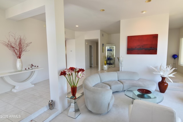 2570 E Manzanita St, Apache Junction, AZ 85119 - living room with recessed lighting and tile patterned floors