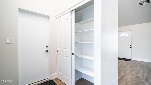 view of closet