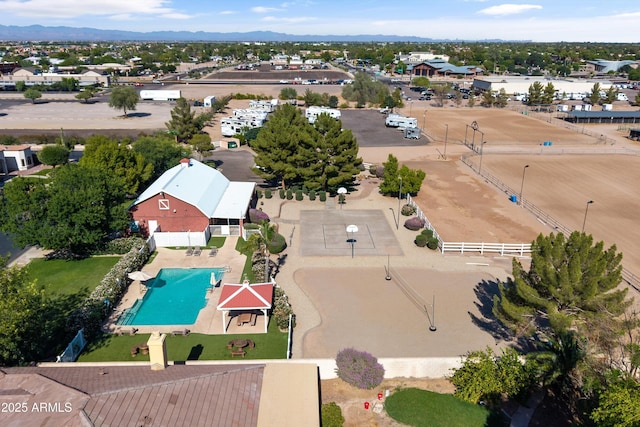 20464 E Bronco Dr, Queen Creek, AZ 85142 - aerial view of a mountain backdrop