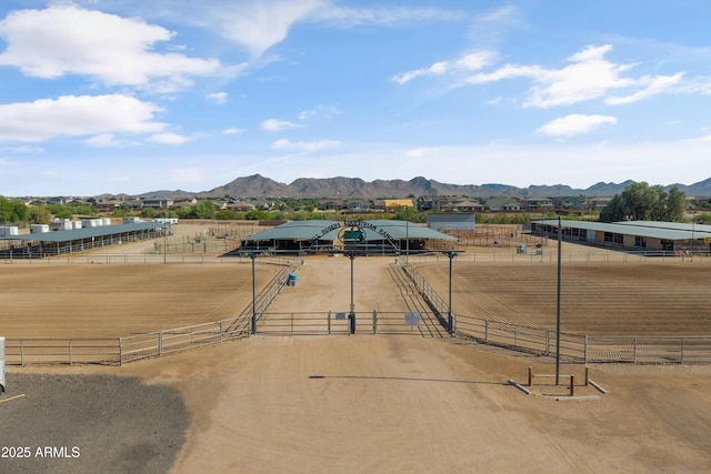 20464 E Bronco Dr, Queen Creek, AZ 85142 - exterior space with rural landscape