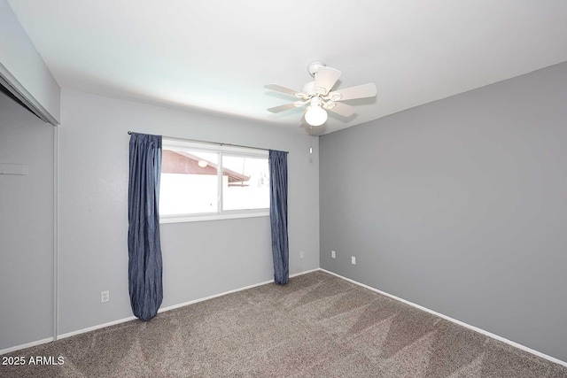 5634 N 39th Ave, Phoenix, AZ 85019 - unfurnished room with a ceiling fan, baseboards, and carpet