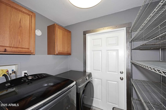 5634 N 39th Ave, Phoenix, AZ 85019 - laundry room with cabinet space and washer and clothes dryer