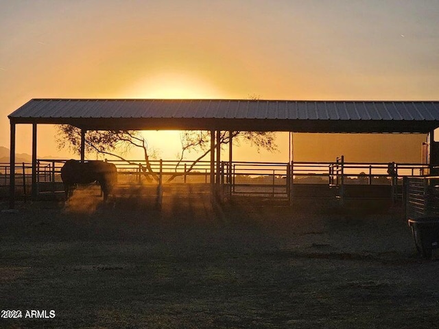 view of stable