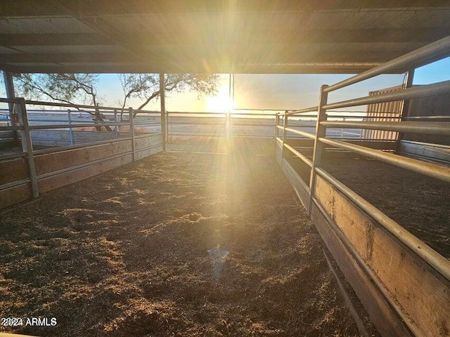 view of stable