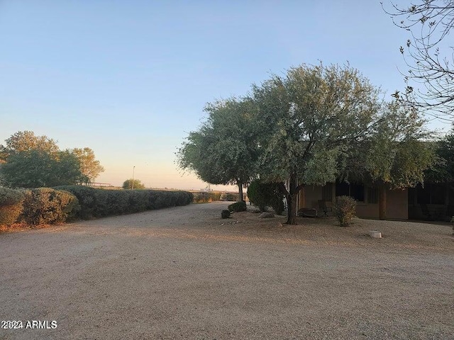 view of road