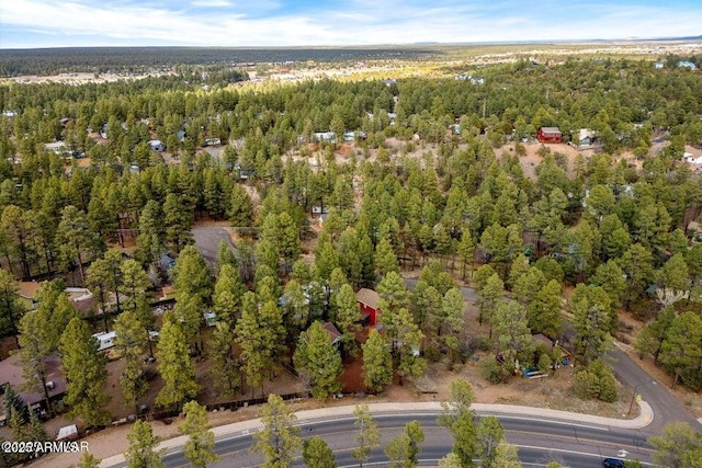 2600 W Old Linden Rd, Show Low, AZ 85901 - aerial overview of property's location featuring a forest