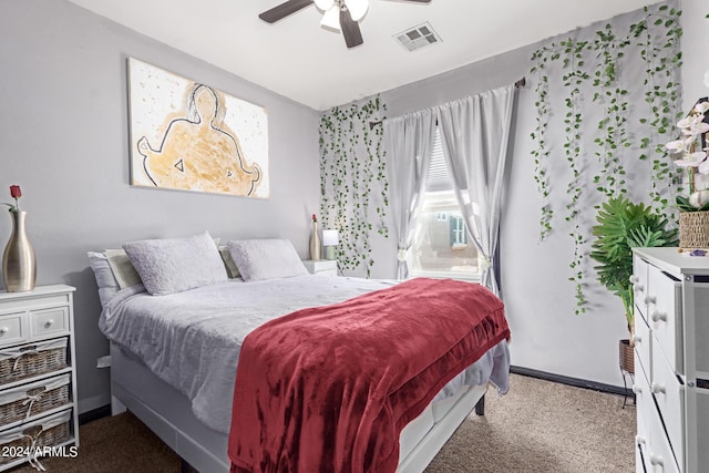 4243 E Jasper Dr, Gilbert, AZ 85296 - carpeted bedroom featuring baseboards and ceiling fan