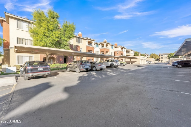 view of car parking