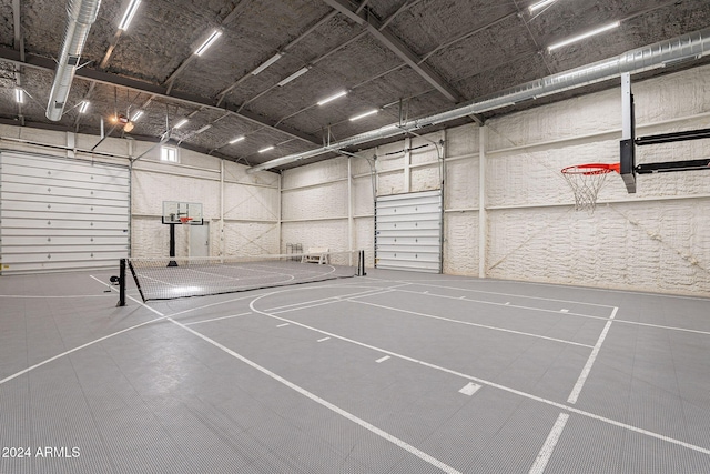 view of basketball court