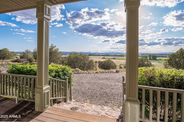 19125 N Lower Territory Rd, Prescott, AZ 86305 - view of wooden deck