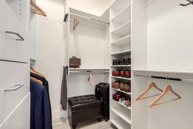 14058 S 24th Way, Phoenix, AZ 85048 - walk in closet featuring wood finished floors