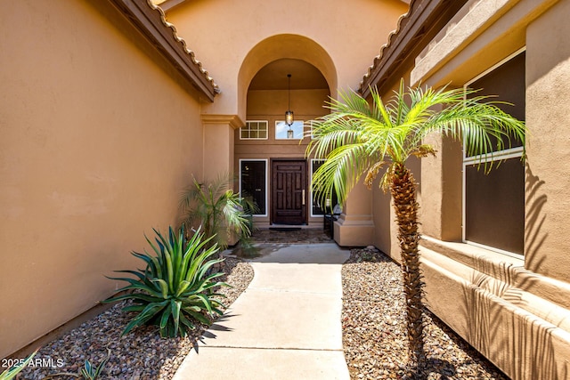 14058 S 24th Way, Phoenix, AZ 85048 - entrance to property featuring stucco siding
