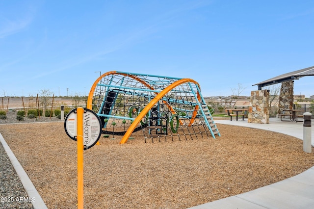 view of communal playground