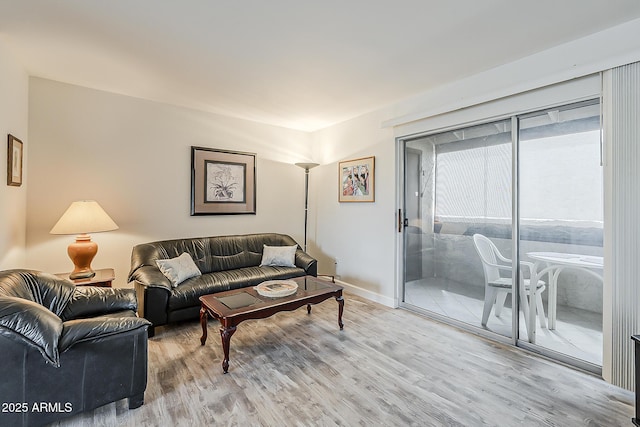 4554 E Paradise Village Pkwy N Unit 249, Phoenix, AZ 85032 - living area featuring light wood-style flooring and baseboards