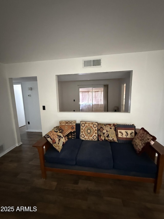 5517 E Boise St, Mesa, AZ 85205 - living room featuring wood finished floors and baseboards