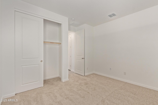 12358 W Marguerite Ave, Avondale, AZ 85323 - unfurnished bedroom with a closet, carpet, visible vents, and baseboards