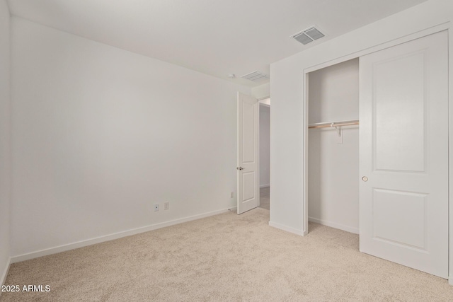 12358 W Marguerite Ave, Avondale, AZ 85323 - unfurnished bedroom with a closet, carpet, visible vents, and baseboards