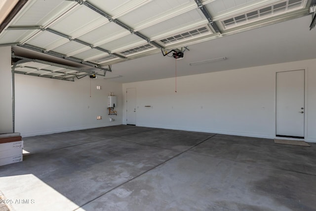 12358 W Marguerite Ave, Avondale, AZ 85323 - garage with water heater and a garage door opener