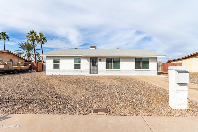 single story home featuring a patio