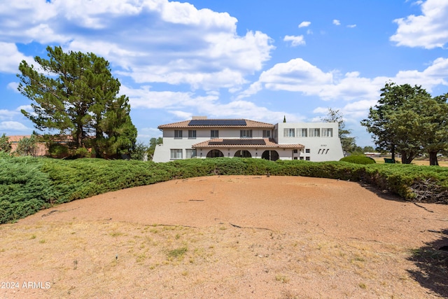 view of mediterranean / spanish house