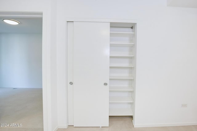 view of closet