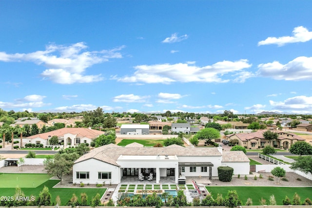 12228 E Wood Dr, Chandler, AZ 85249 - birds eye view of property with a residential view