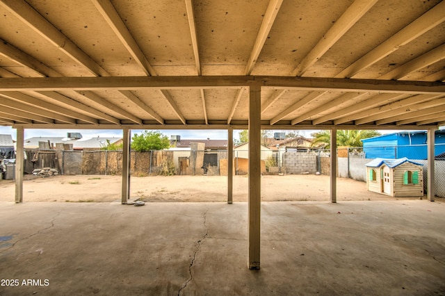 2022 W Atlanta Ave, Phoenix, AZ 85041 - view of patio featuring an outbuilding and a fenced backyard
