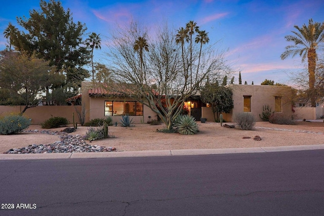 view of pueblo-style house