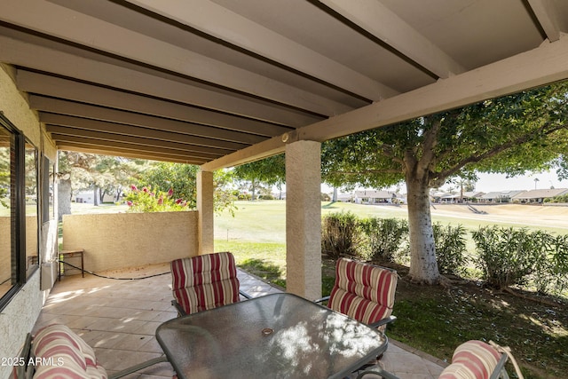 view of patio