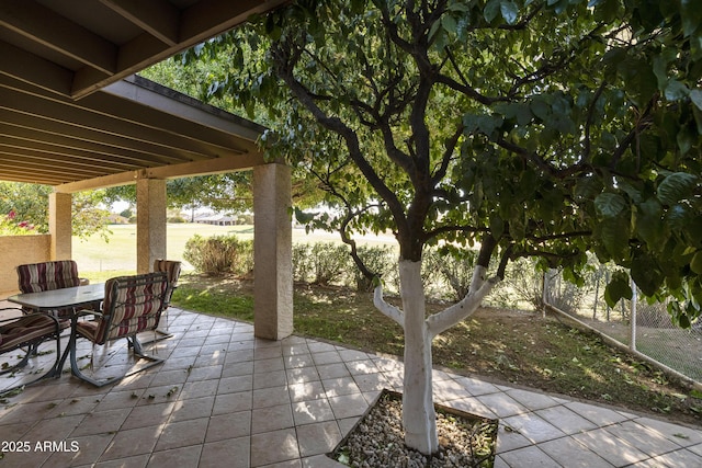 view of patio