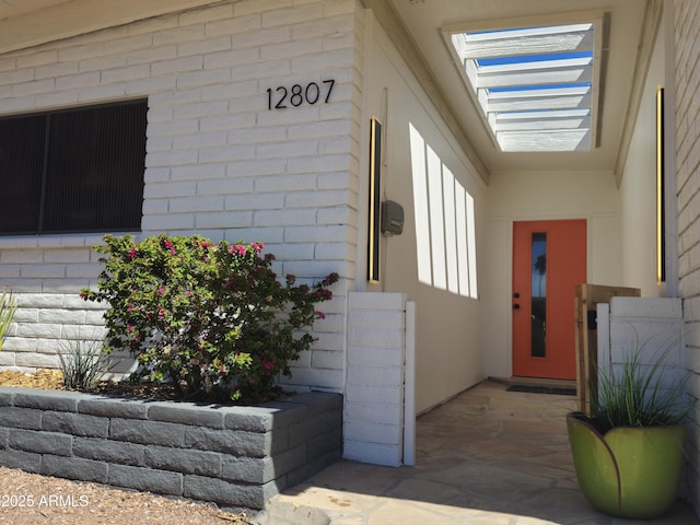 view of property entrance